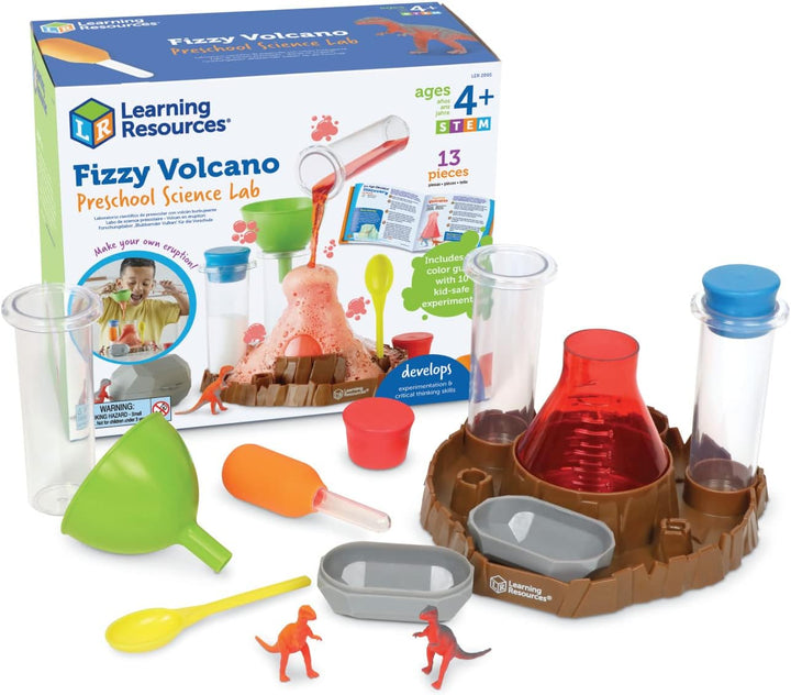 Learning Resources Fizzy Volcano - 13 Piezas, Edades 4+, Kits de La...