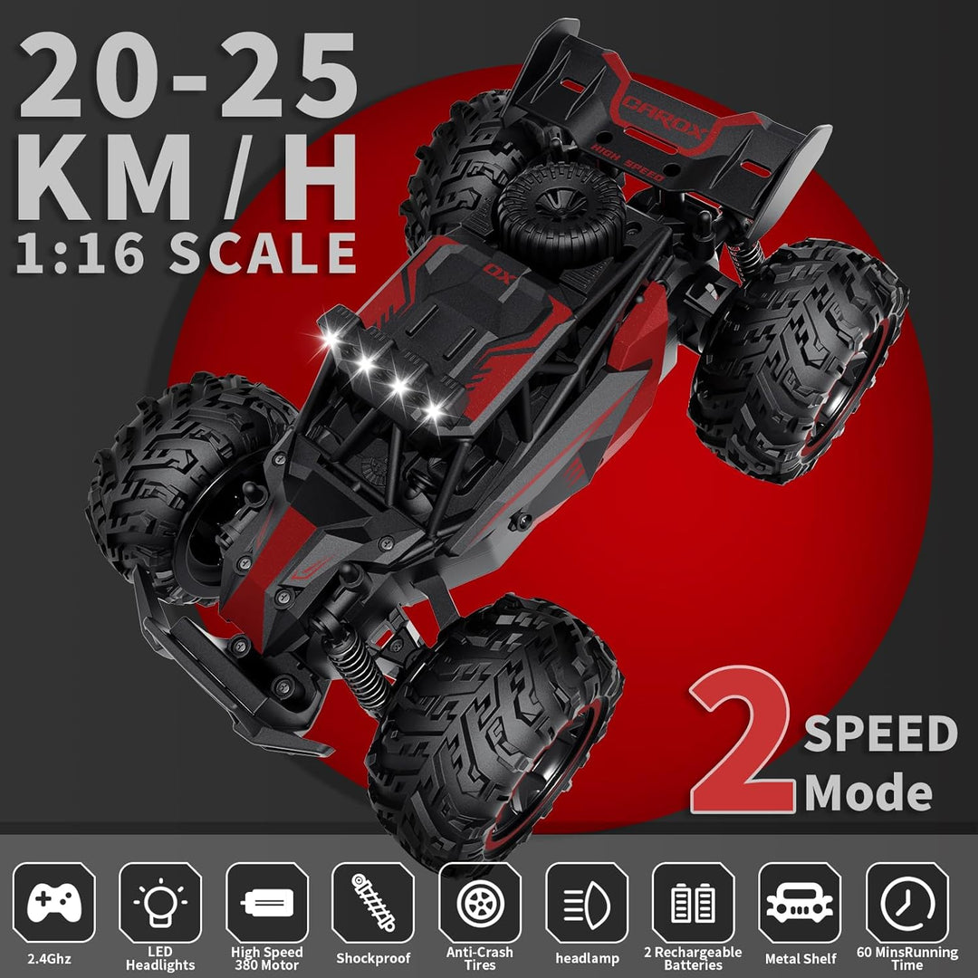 Carox Coche de control remoto, 2.4 GHz 25 KM\/H Coche RC de alta ve...