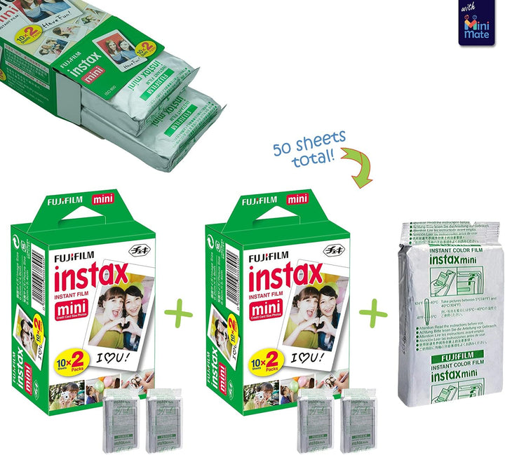 Cámara instantánea Fujifilm Instax Mini 11 en color blanco hielo +...