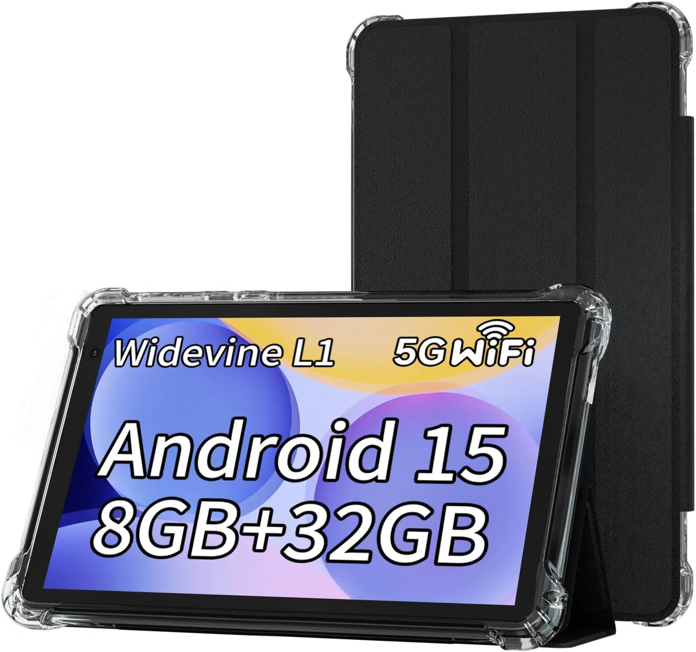 BYANDBY Tablet 7 pulgadas Android 15.0 Tablet, 8GB+32GB ROM (1TB Ex...