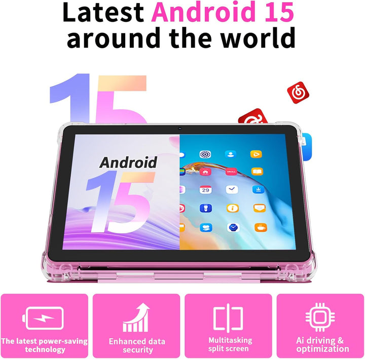 Tableta Android 15 de 10 pulgadas, 20 GB de RAM, 128 GB ROM 2 TB ex...