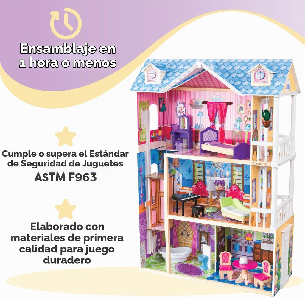 Lámpara Mi casa de muñecas con muebles, de KidKraft