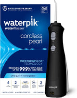 Waterpik Irrigador de agua inalámbrico Pearl recargable portátil pa...