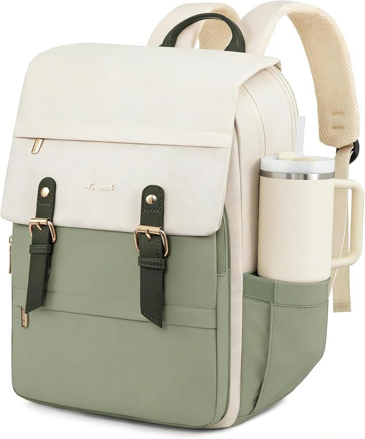LOVEVOOK Mochila para computadora portátil para mujer, mochila de v...