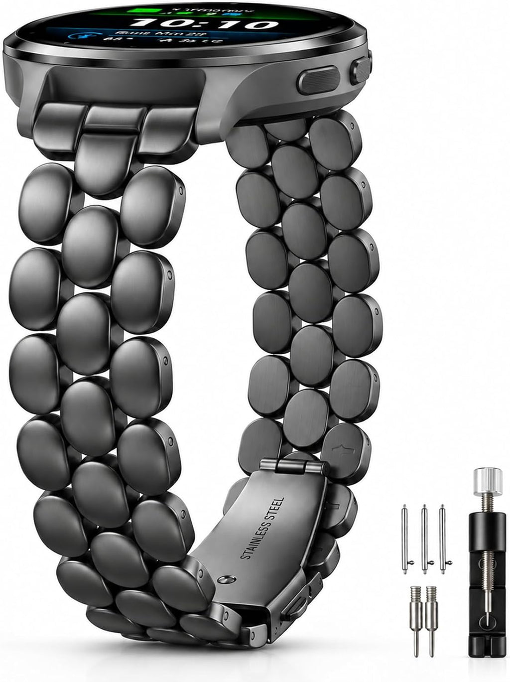 Correa de metal elegante para Garmin Venu 4 41mm, 18mm - Pulsera para Venu 3s