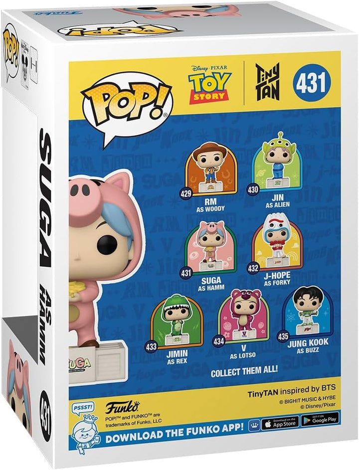 Funko Pop! Rocks: Toy Story x BTS Tiny TAN - Suga as Hamm - Figura...