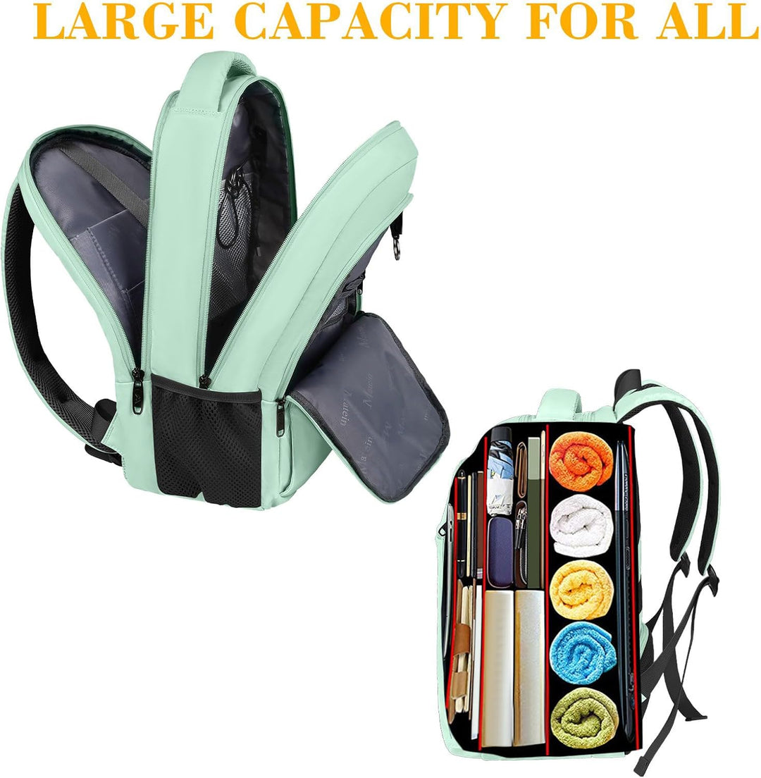 MATEIN Mochila para laptop de 15.6 pulgadas con puerto de carga USB...