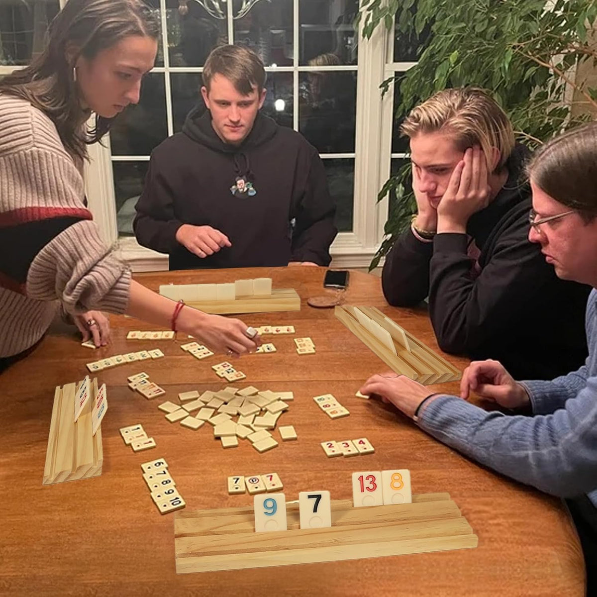 Juego original de cubo Rummy de 2 a 6 jugadores, regalos para juegos de