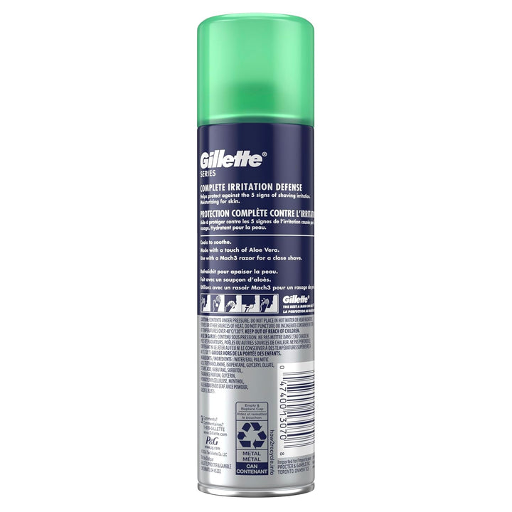 Espuma de afeitar de Gillette, 9 oz (paquete de 6)