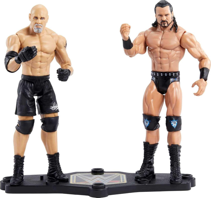 Mattel WWE Championship Showdown - Juego de 2 figuras de acción y a...