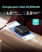INIU Cargador Portátil, el Banco de Energía de 20000mAh más Pequeño...