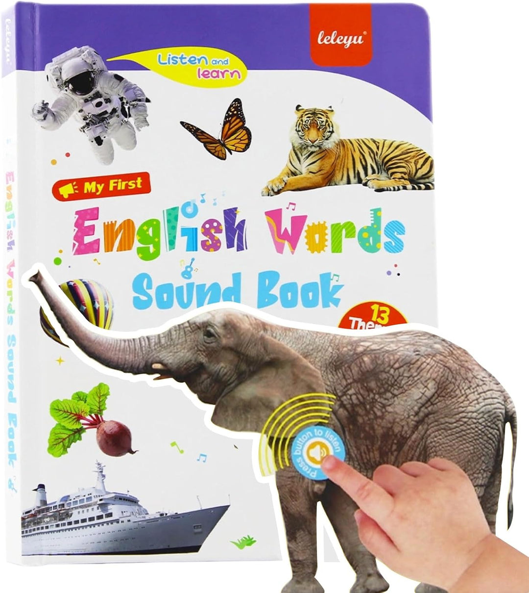 Libro de sonido para hablar y deletrear para niños pequeños de 3 a...