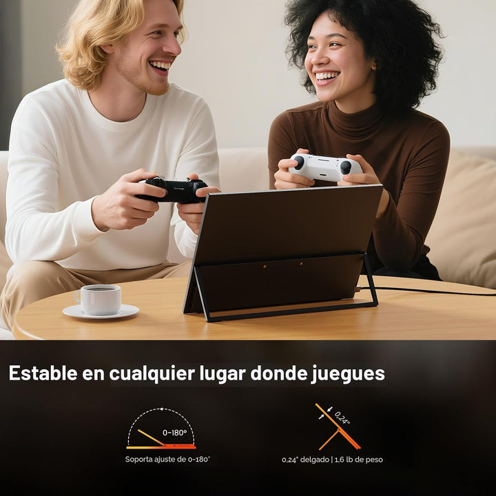 UPERFECT Monitor portátil QLED de 2.5K 240Hz, 16" 2560x1600 QHD...
