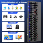 Interruptor KVM para teclado mecánico, Reyoten 2 computadoras 1 monitor, HDMI 2.1 8K @60Hz, RGB, N-Key
