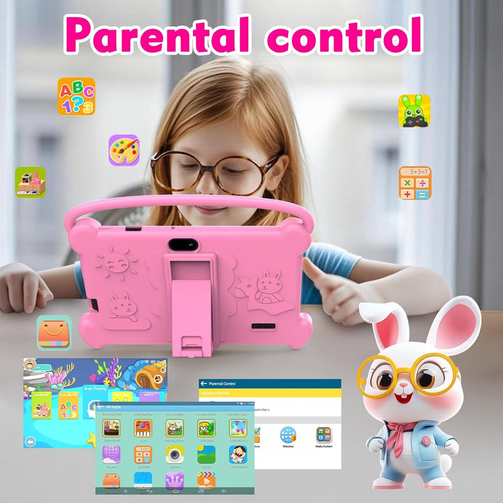 ICONLINK Tableta para Niños de 7 pulgadas 3-9 para Niños, 32GB ROM...