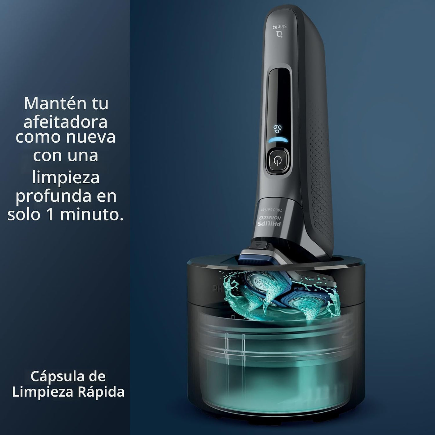 Philips Norelco Shaver 7800, afeitadora eléctrica recargable en sec...