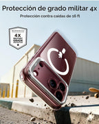 ESR Funda híbrida clásica para iPhone 18 Pro/17 Pro con soporte flexible