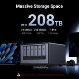 UGREEN NAS DXP6800 Pro NAS de escritorio de 6 bahías, CPU Intel i5...