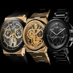 Movado Bold Quest Reloj esqueleto para hombre, cronógrafo de cuarzo suizo, pulsera de eslabones – Reloj clásico y moderno de lujo para él, 1.575 in