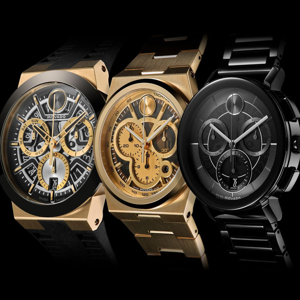 Movado Bold Fusion Reloj cronógrafo suizo para hombre 1.8 in