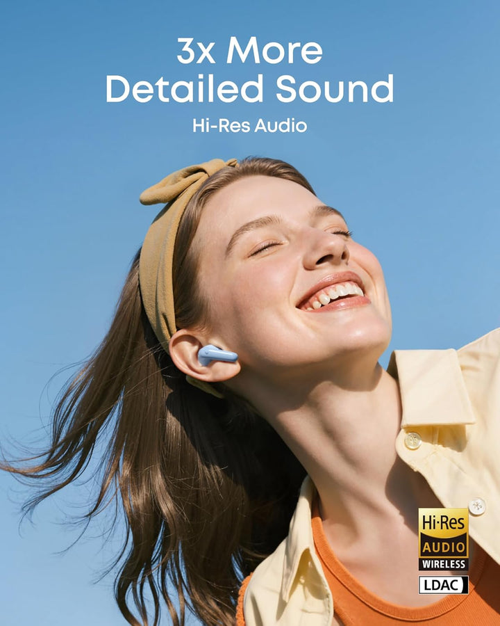 Soundcore P31i de Anker, cancelación de ruido adaptativa en tiempo...