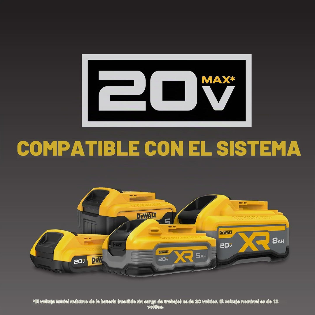 DEWALT 20V MAX Ventilador portátil, ventilador de taller inalámbric...