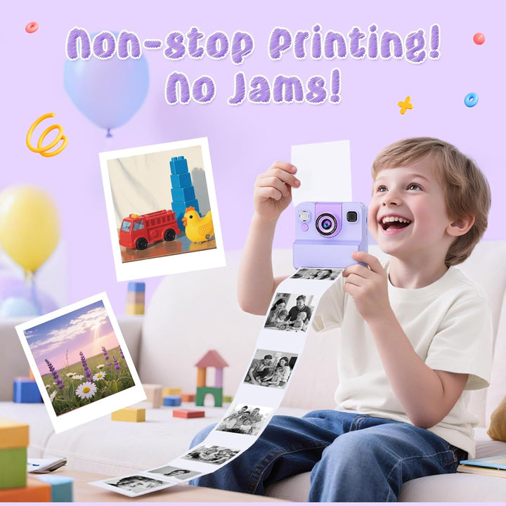 Cámara para niños de impresión instantánea, juguetes para niñas ado...