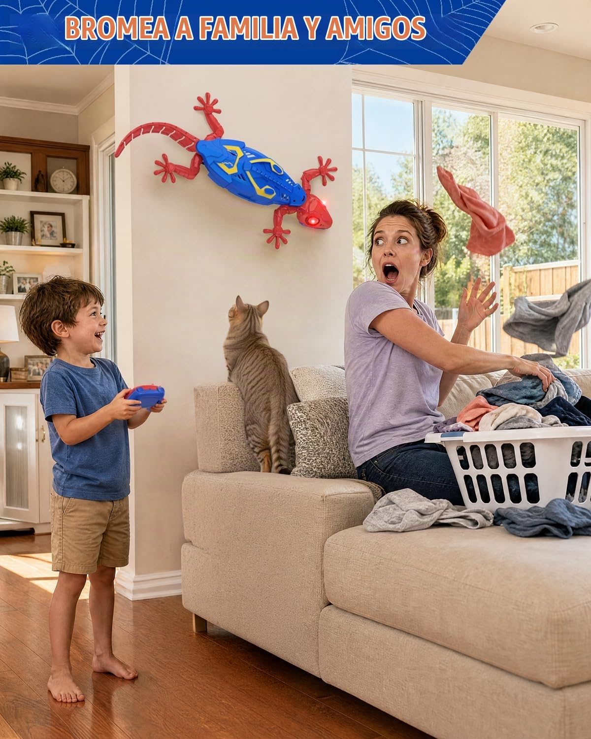Gecko - Juguetes de escalada en la pared, regalo de cumpleaños para niños