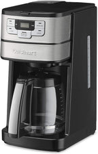 Cuisinart Cafetera automática de 12 tazas con molinillo de cuchilla, jarra