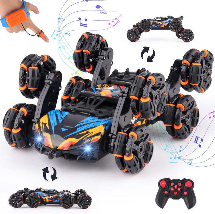 NEXBOX Enfriador de 8 ruedas controlado a mano juguetes de coche RC...