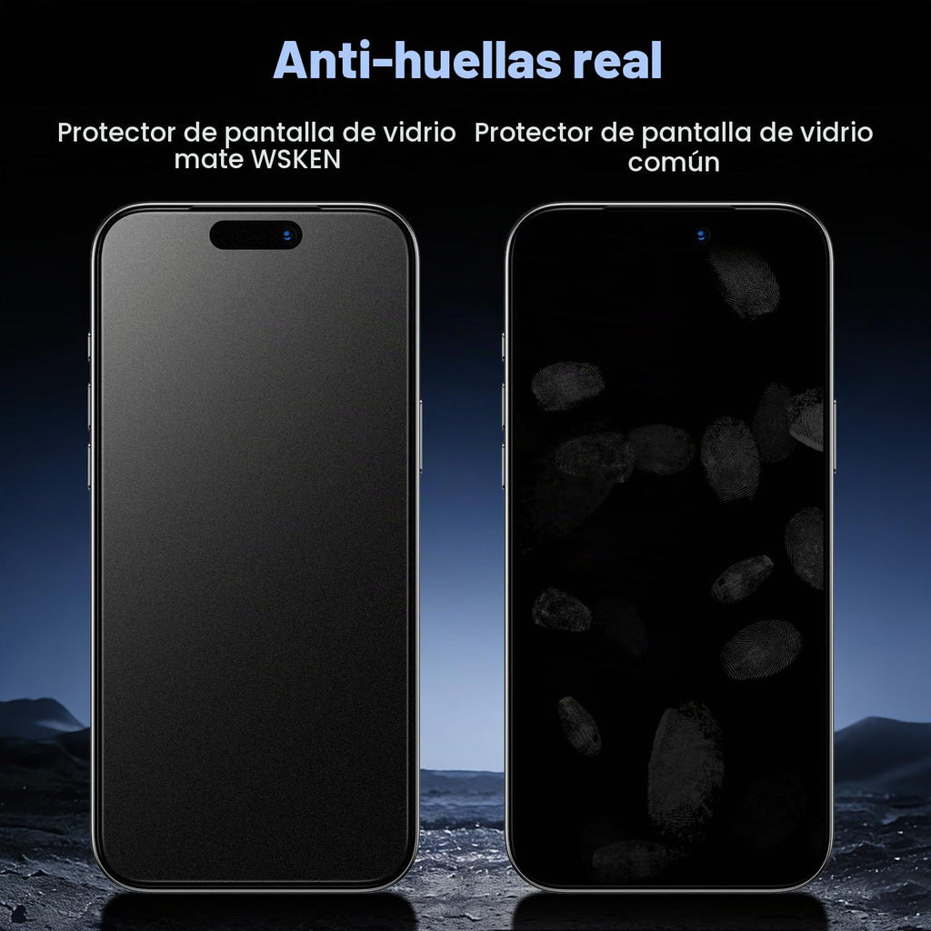 WSKEN Protector de pantalla de privacidad mate para iPhone 18 Pro Max