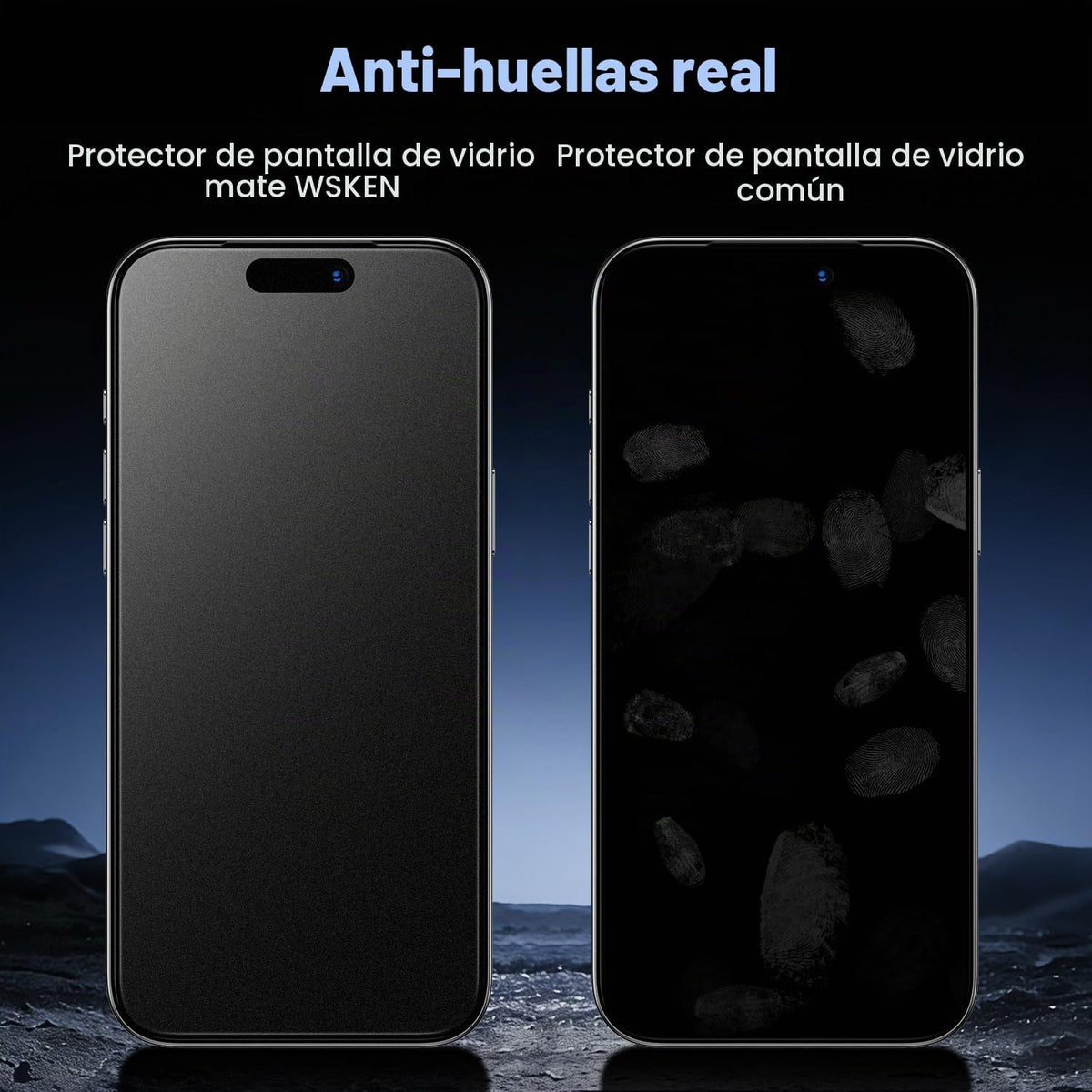 WSKEN Protector de pantalla de privacidad mate para iPhone 18 Pro Max