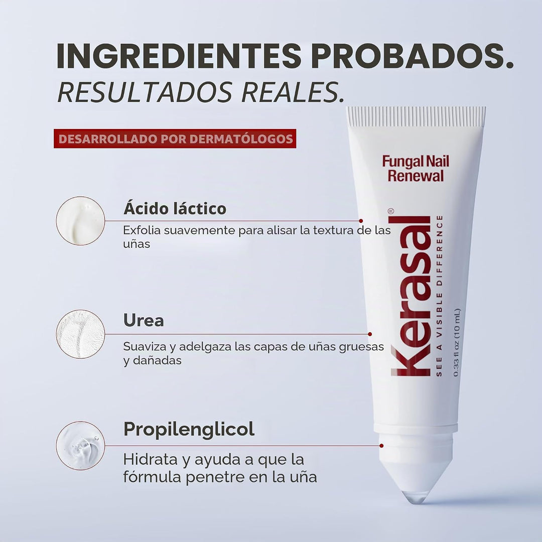 Kerasal Renovación de uñas, reparación restauradora de uñas, 0.33 o...