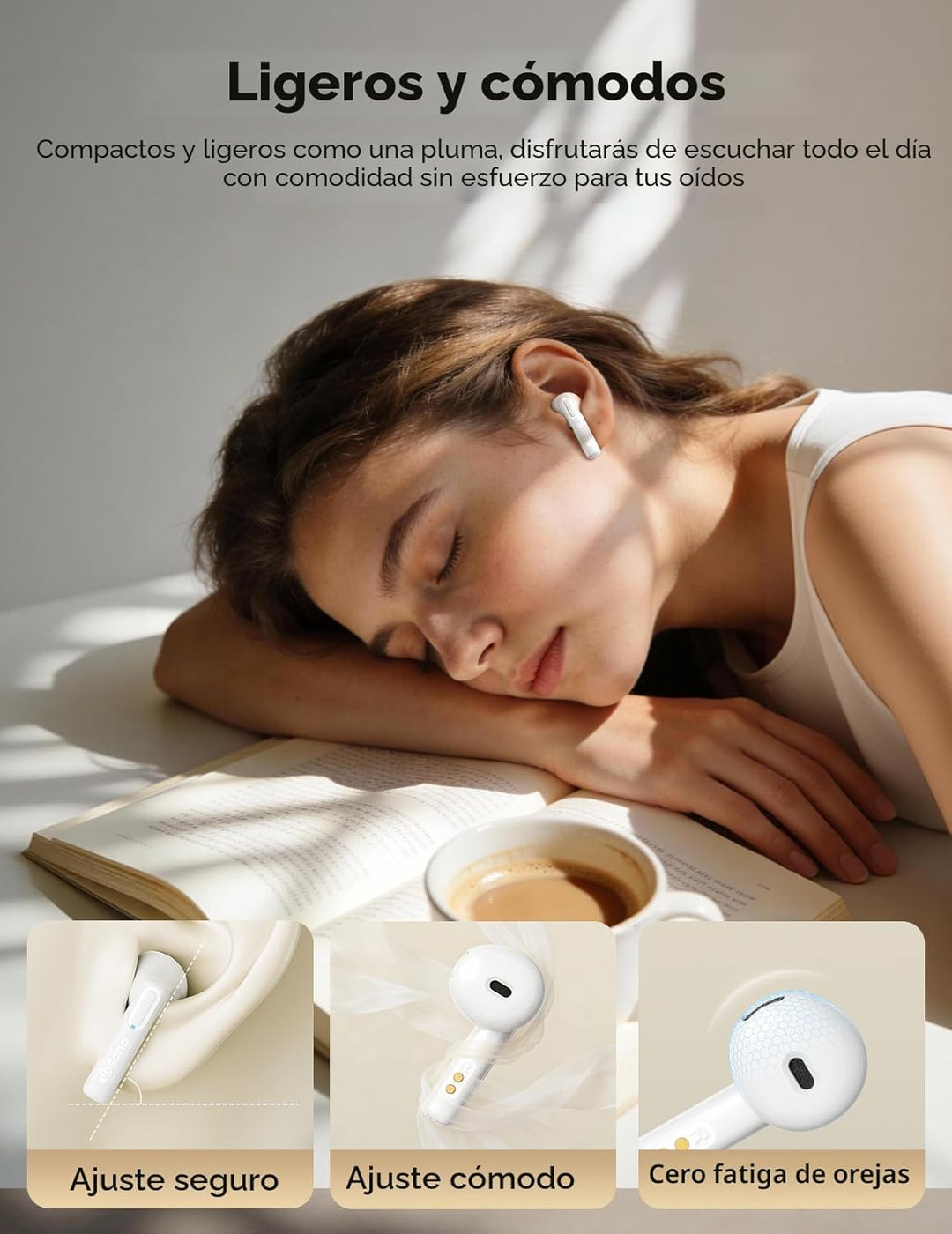 Auriculares Bluetooth inalámbricos verdaderos: auriculares Bluetoot...
