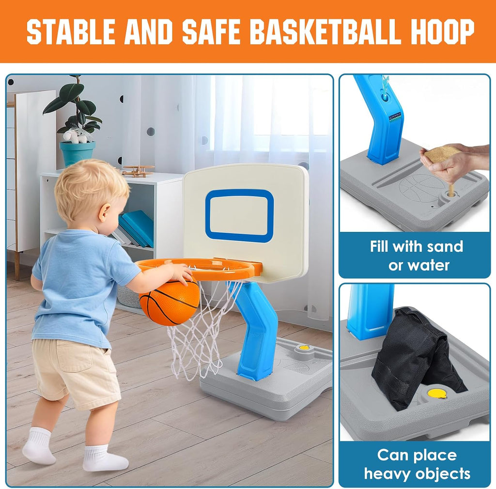 Juego de aros de baloncesto para niños pequeños, mini aros de baloncesto