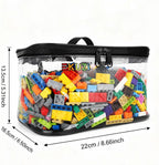 1000 bolsas de almacenamiento de ladrillos de construcción compatibles con Lego Classic