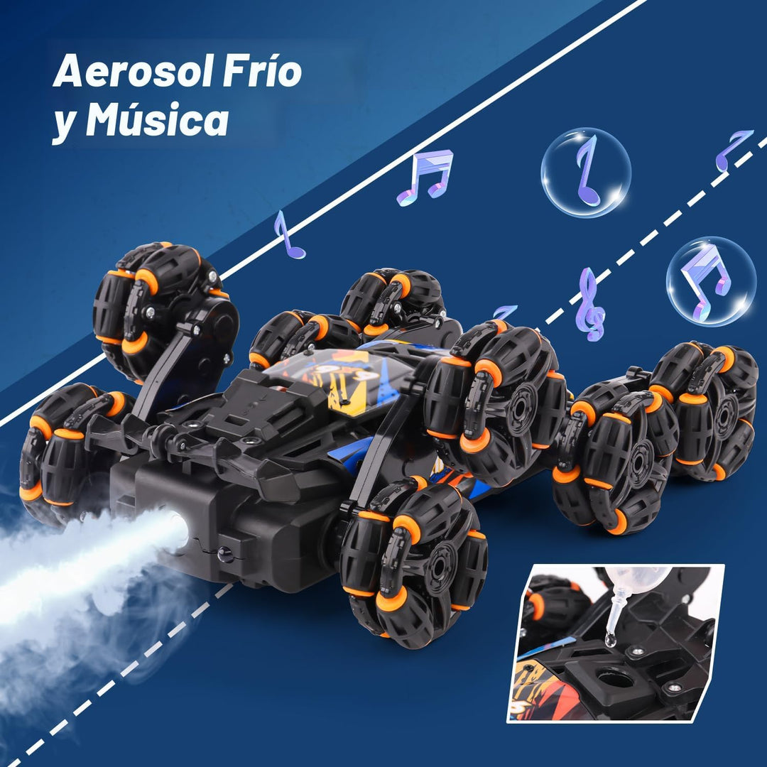 NEXBOX Enfriador de 8 ruedas controlado a mano juguetes de coche RC...