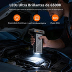 Plumero de aire comprimido: 150000 RPM Super Power - Plumero de aire inalámbrico, motor recargable sin escobillas, soplador de energía duradero con luz LED SOS, soplador de polvo ajustable para