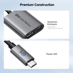 Cable Matters Adaptador USB C a HDMI 2.1 de 48 Gbps con carga de 100 W