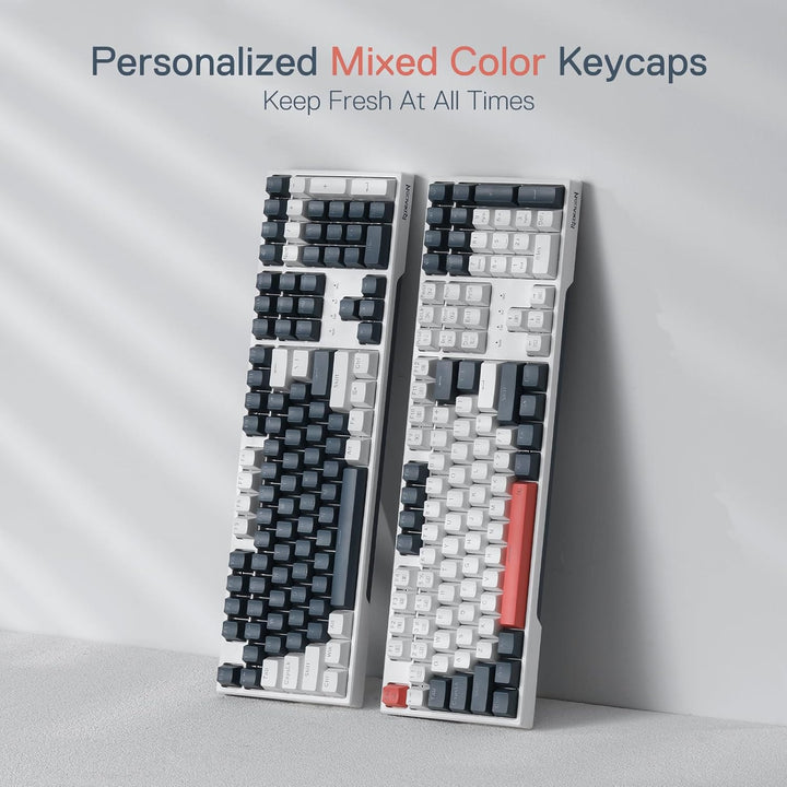 Redragon Teclado para juegos K668 RGB, teclado mecánico con cable d...