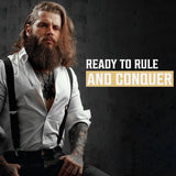 Viking Revolution Acondicionador de barba de vainilla especiada par...