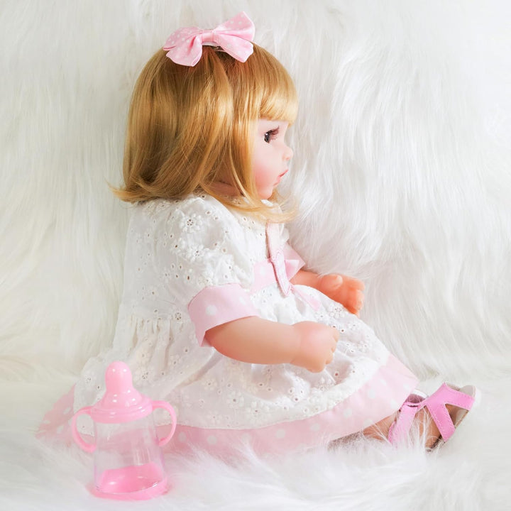 ENADOLL Muñeca realista de bebé recién nacida, muñecas de bebé reci...
