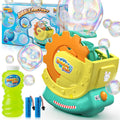 Máquina de burbujas recargable para niños, burbujas grandes con burbujas en