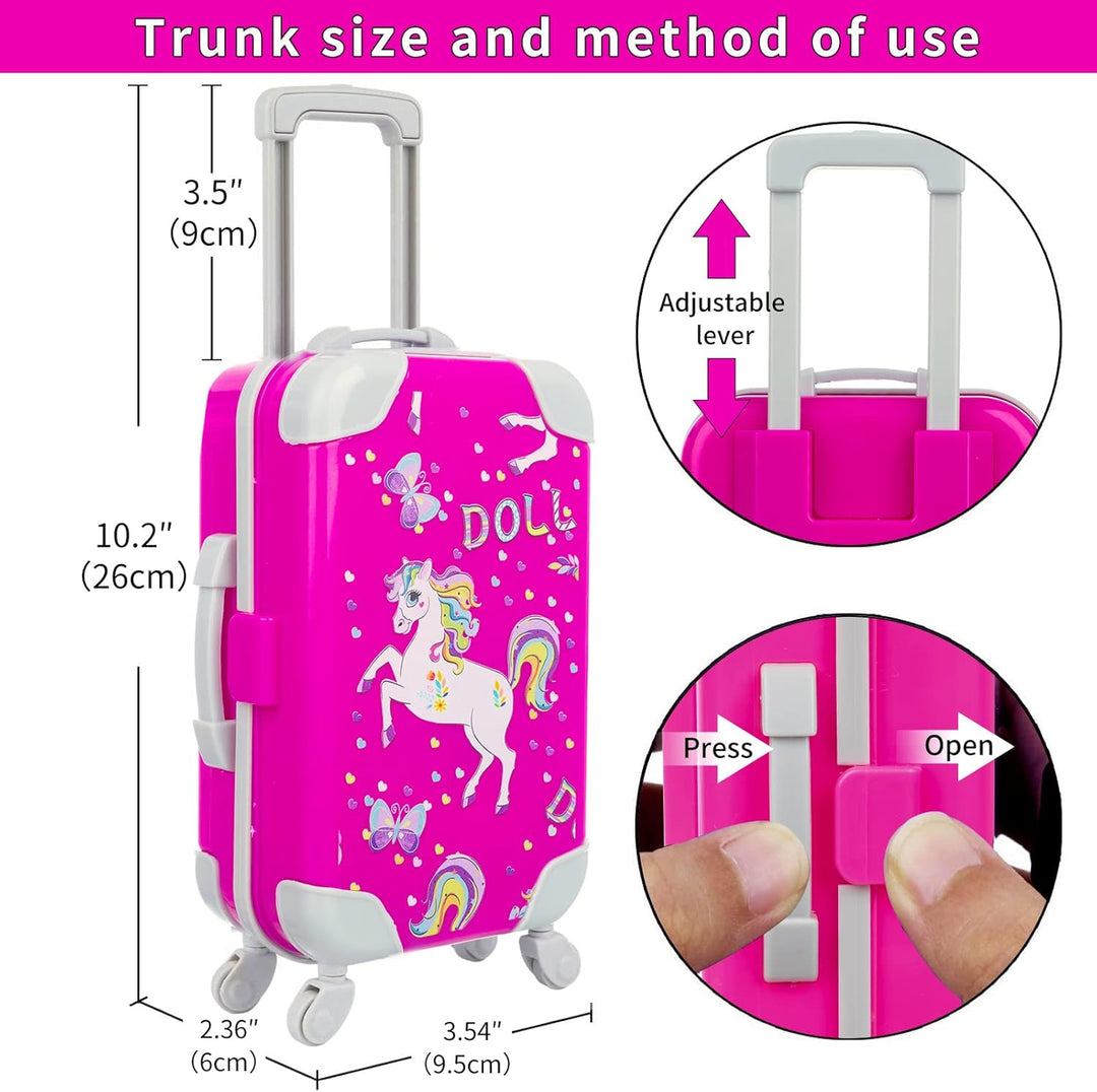 ZQDOLL Ropa y accesorios para muñecas americanas de 18 pulgadas, ju...