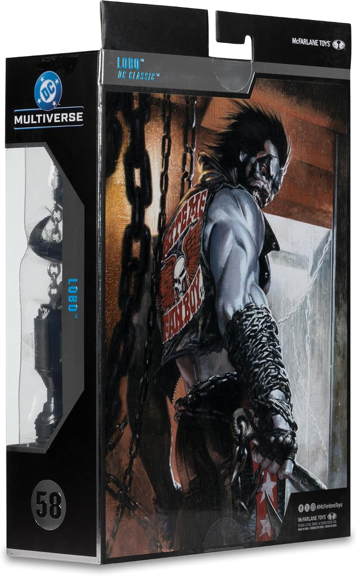 McFarlane Toys - DC Multiverse Lobo (DC Classic) Figura de acción d...