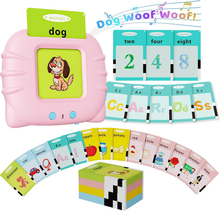 Aullsaty Tarjetas didácticas parlantes para niños de 1 a 5 años, 53...