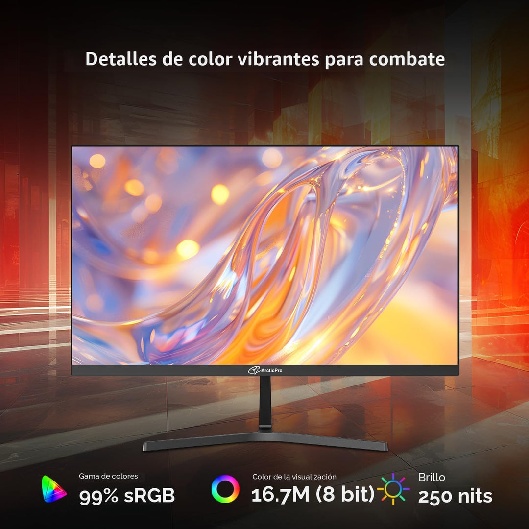 ArcticPro Monitor de 22 pulgadas 144Hz 120Hz, FHD 1080p Monitor par...