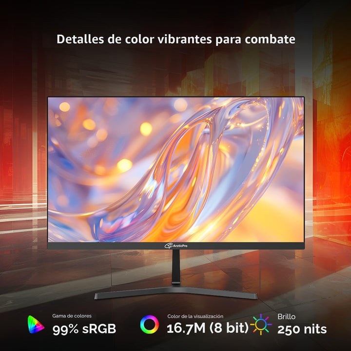 ArcticPro Monitor de 22 pulgadas 144Hz 120Hz, FHD 1080p Monitor par...