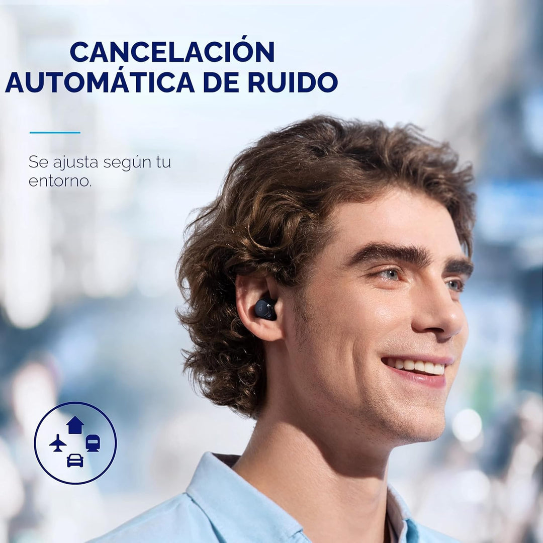 Soundcore de Anker Space A40 Auriculares inalámbricos con cancelaci...