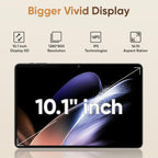 Tableta 10 pulgadas Android 15 Tablets, 12GB RAM 64GB ROM 1TB Expand, procesador Quad-Core